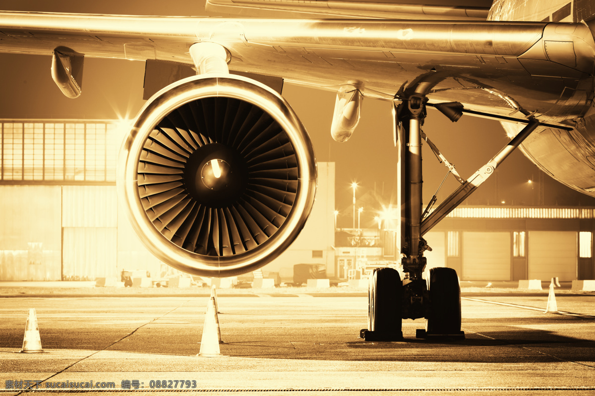 飞机 引擎 发动机 航天飞机 交通工具 引擎特写 交通运输 现代科技 金融商务 商务金融 商务素材