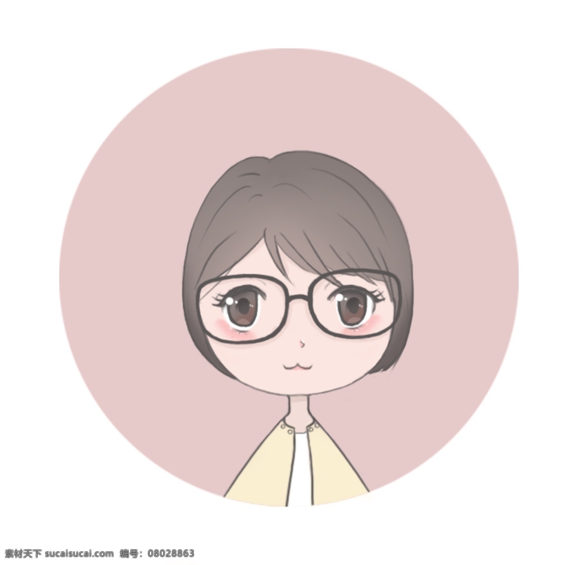 q 版 清新 人物 头像 q版