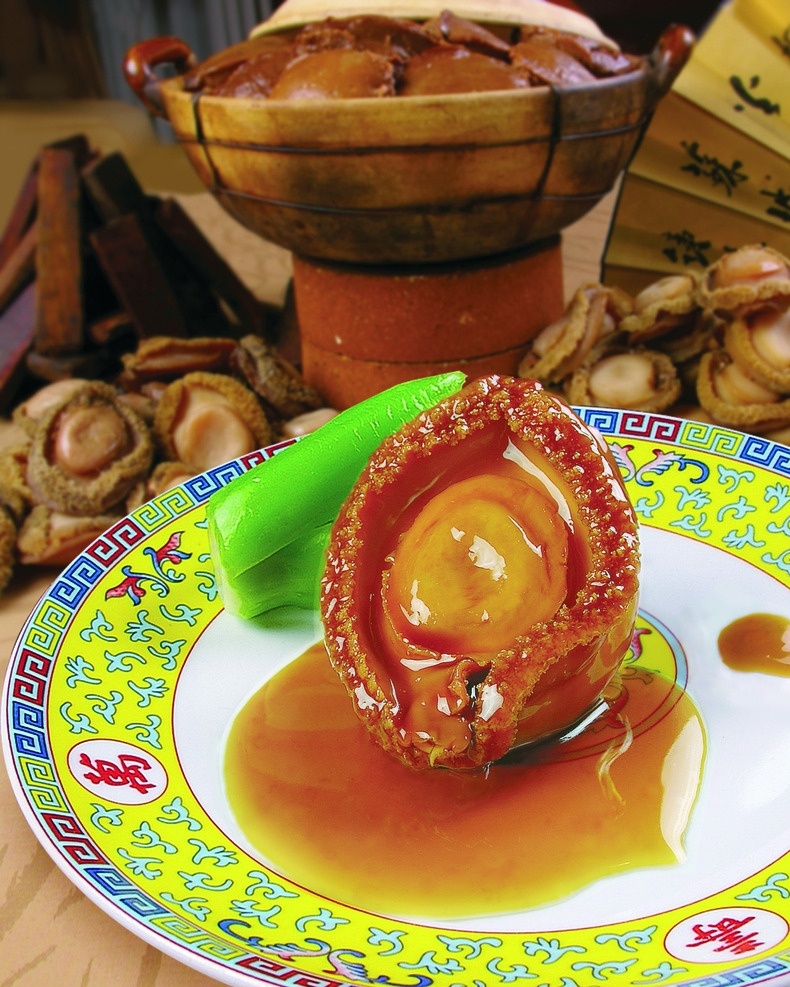 孔府扣极品鲍 鲍鱼 鱼翅 海参 辽参 刺参 燕窝 花胶 鲍参翅燕肚 餐饮美食 传统美食