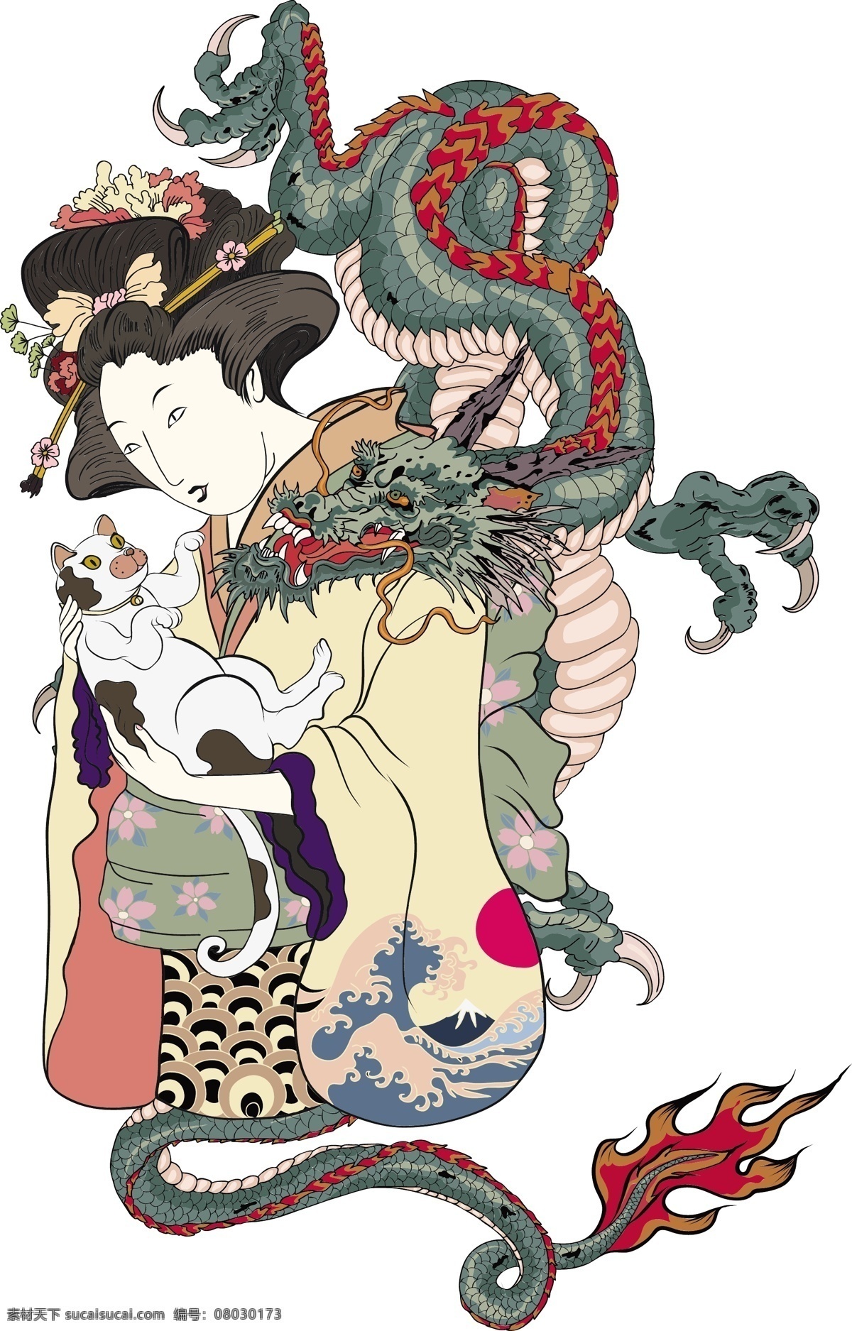 侍女 日本 日式花纹 日本元素 日式 樱花 樱花背景 富士山 寿司 背景 图案 花纹 锦鲤 横幅 手绘 素描 日本文化 日式风格 文化元素 日本标志 japan 墨水 菜单 寺庙 日本武士 剪影 剪影画 水墨 日式元素 龙 猫 服装设计