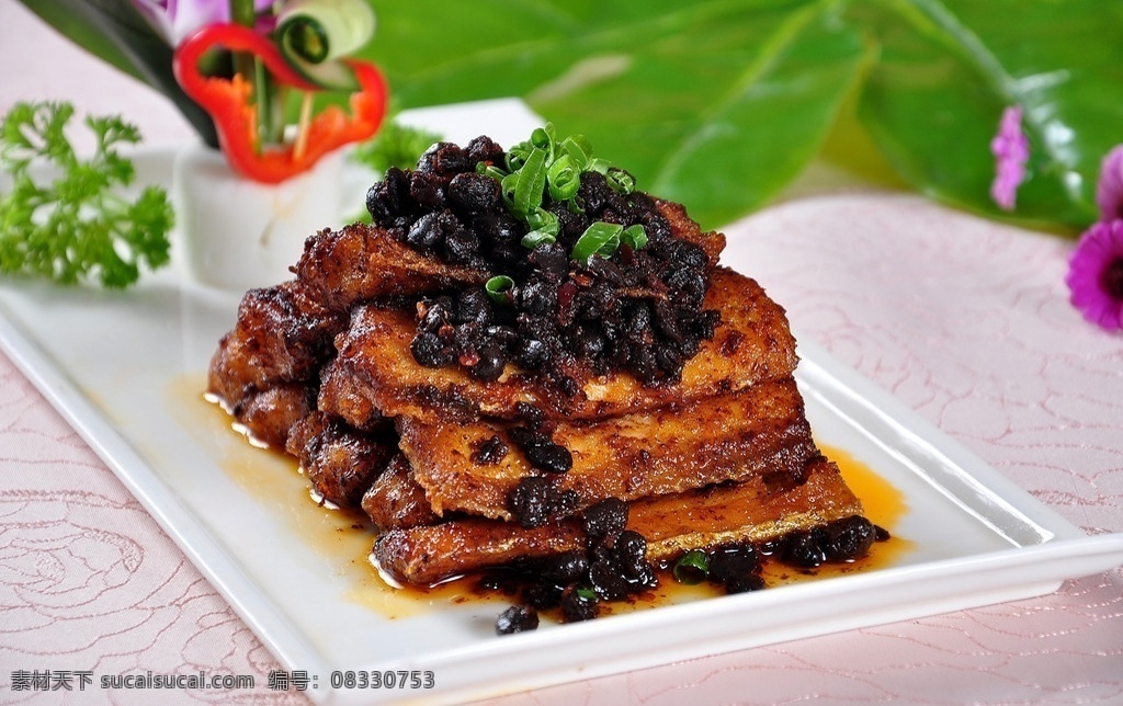 豉香带鱼 带鱼 豉 豆豉 豉汁蒸带鱼 豉汁带鱼 餐饮美食 传统美食