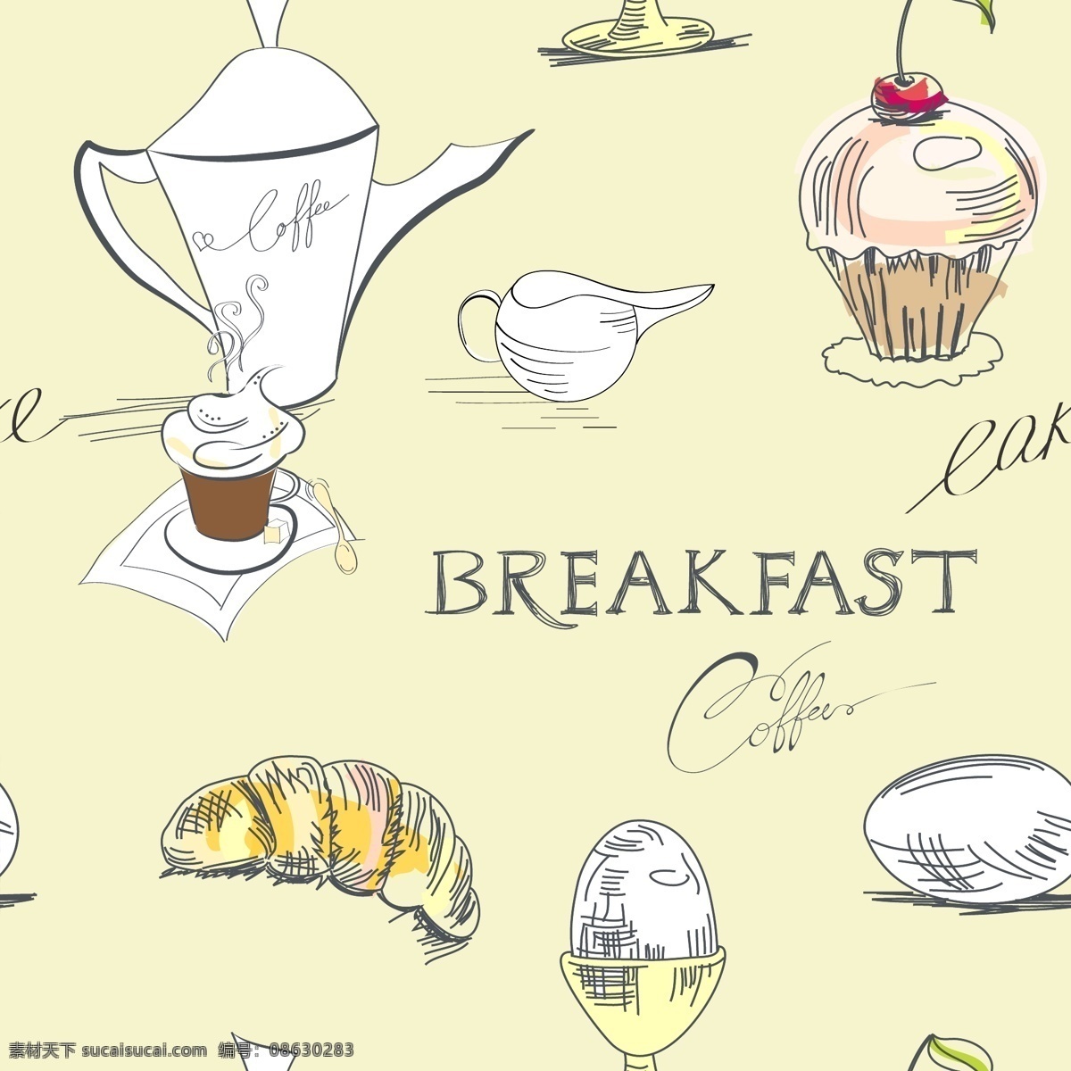 coffee menu 冰淇淋 菜单 菜单菜谱 菜谱 餐牌 咖啡 手绘 矢量 模板下载 手绘咖啡菜单 餐牌标签 咖啡菜单 奶酪 面包 饮食 咖啡杯 矢量素材 画册 封面