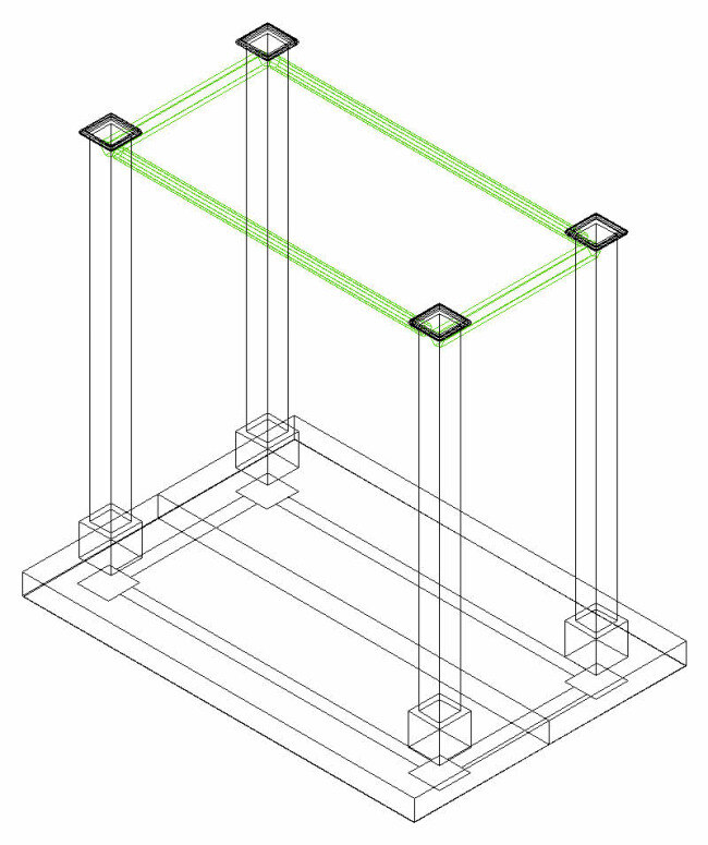 四方 围栏 3d cad 办公 办公室 模型 座椅 cad素材