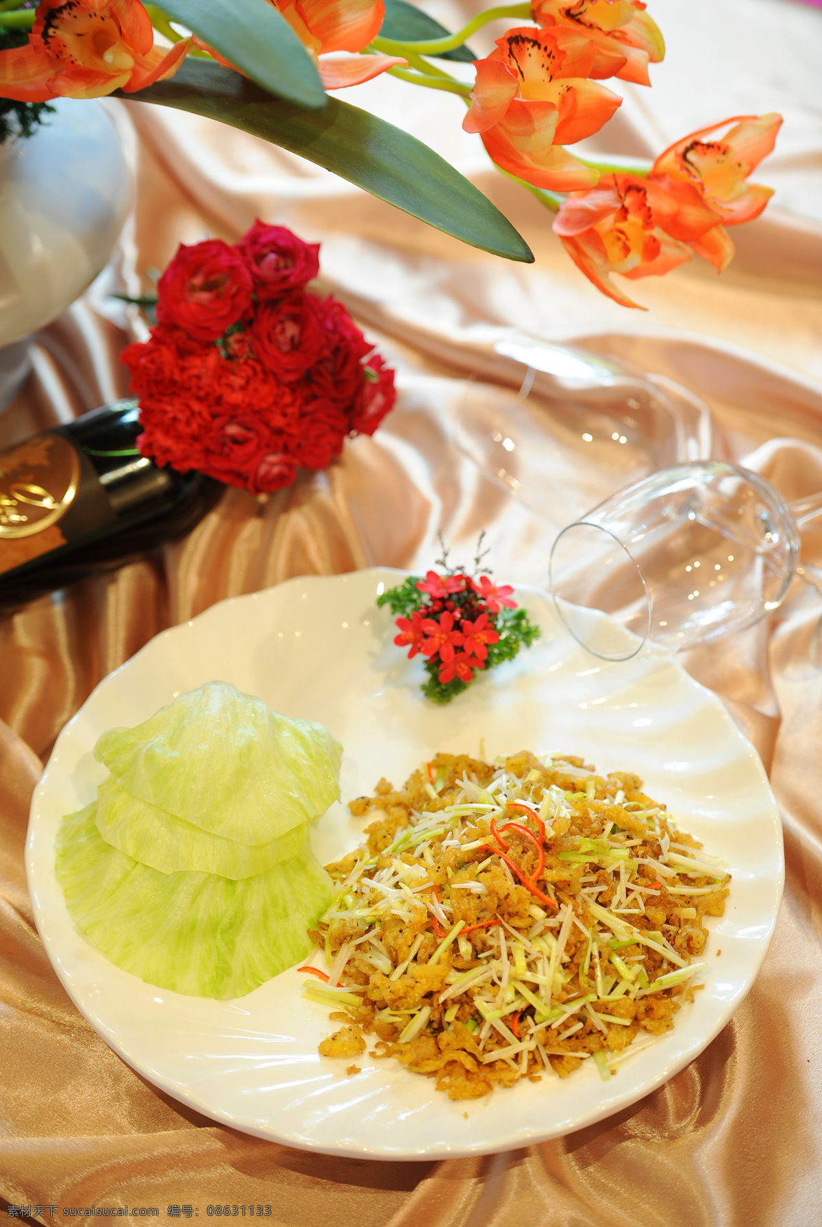 桂花炒鱼肚 美食 西式 布置 传统美食 餐饮美食