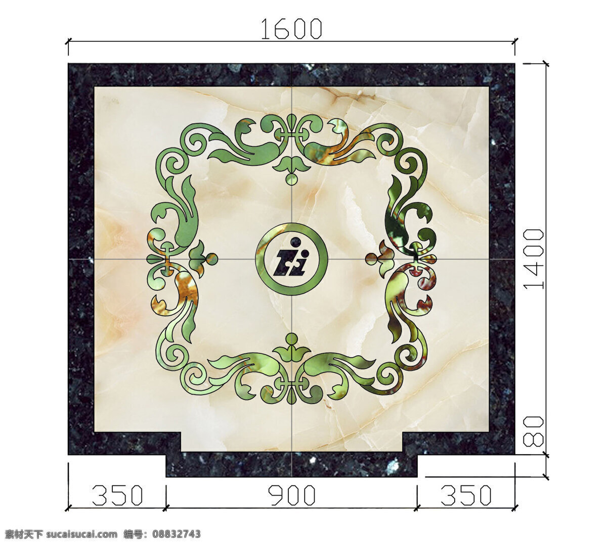 别墅 地面 拼花 cad 创意设计 室内设计 魔方 地面拼花 施工图 电梯 设计工 装修 效果图 白色