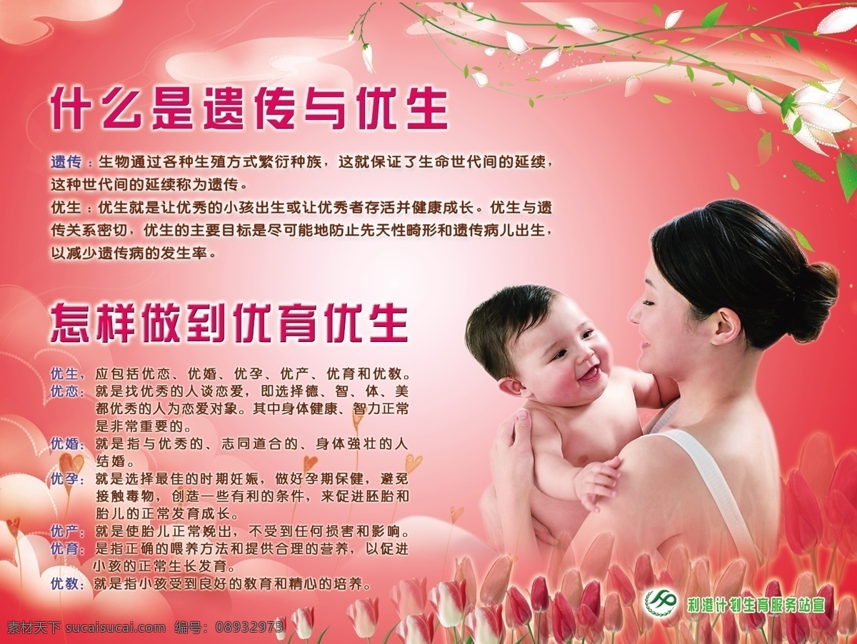 计划生育 展板 美女图 母子 母亲和婴儿 背景 分层 源文件库