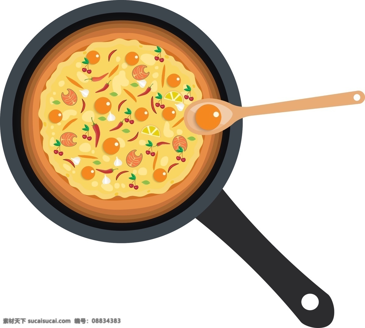披萨 食物 原创 卡通 可爱 矢量 源文件 编辑