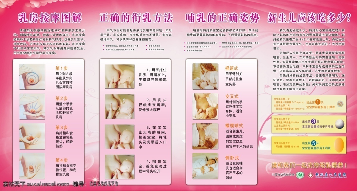 母乳 喂养 四 挂图 母乳喂养挂图 母乳展板 展板模板 母乳喂养姿势 正确衔乳方法