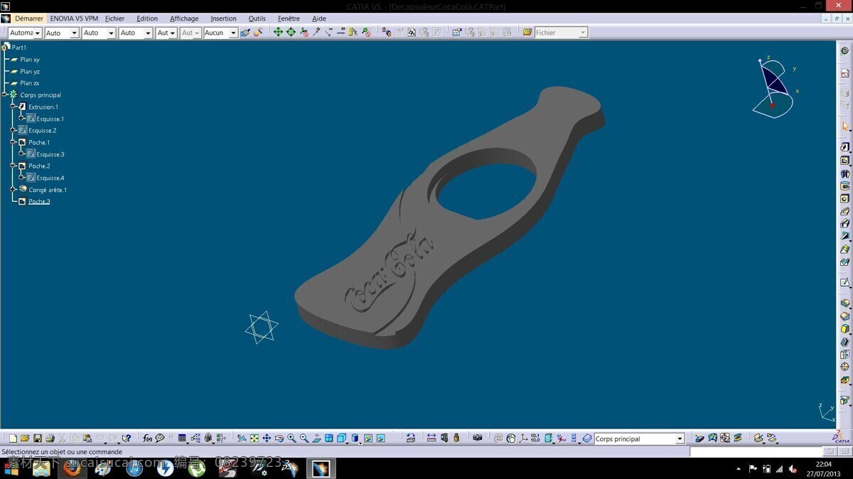 瓶 可口可乐 可乐瓶 开罐器 3d模型素材 其他3d模型