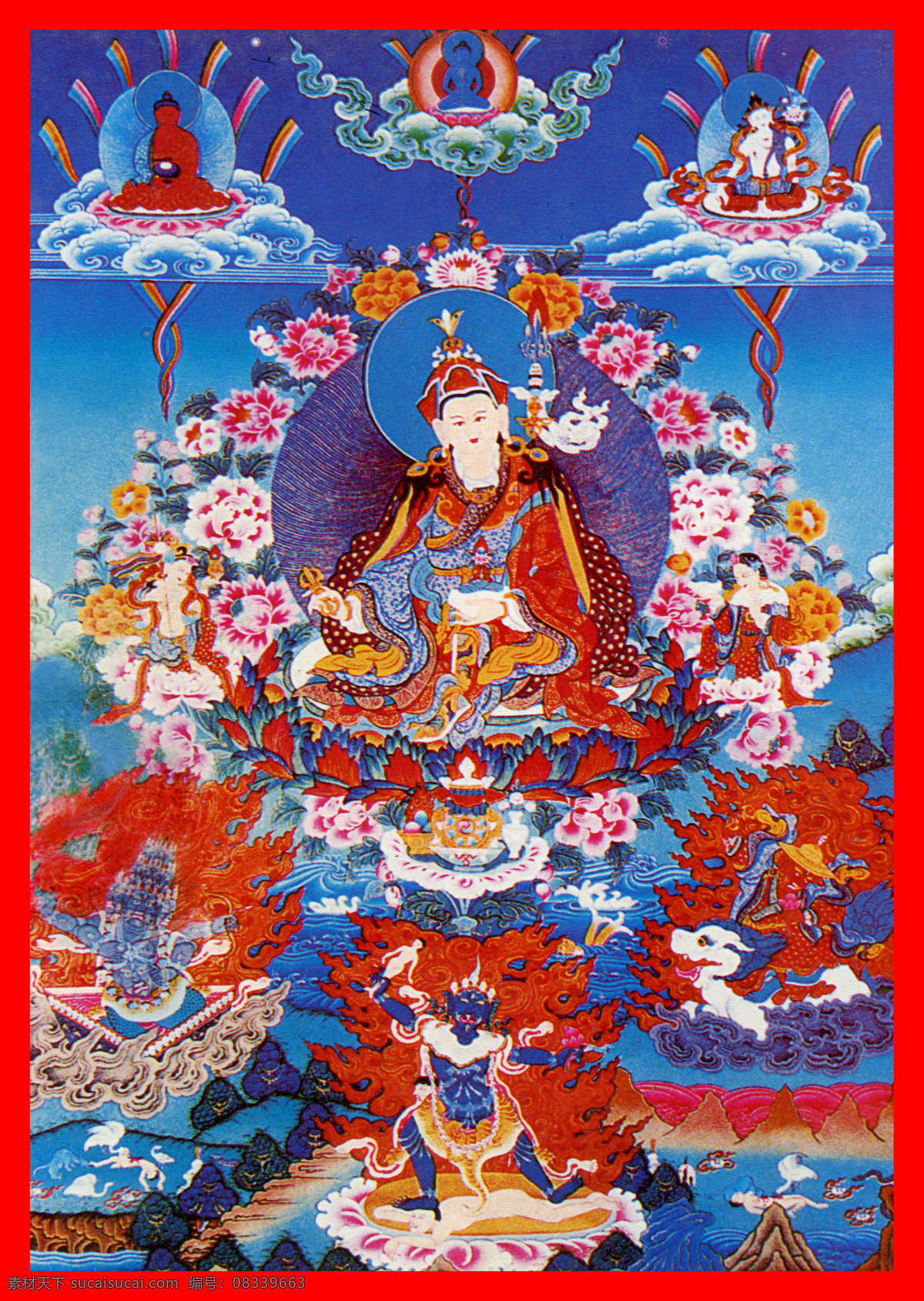 西藏 日喀则 唐卡 佛教 佛法 佛经 佛龛 唐卡全大 藏族文化13 藏族文化 宗教信仰 文化艺术