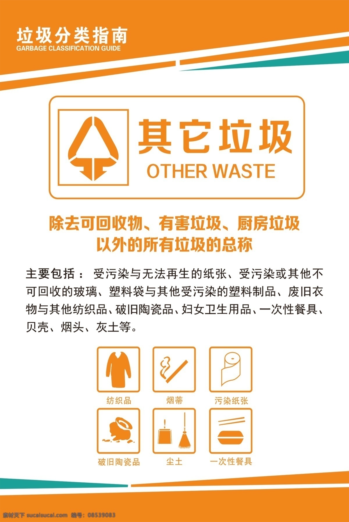 其它垃圾 1其它 2垃圾 3垃圾 4分类 分层