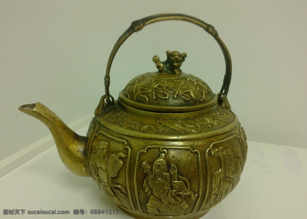 茶壶 铜壶 铜茶壶 古茶壶 铜器 珍藏品 古玩 古董 工艺品 文化艺术