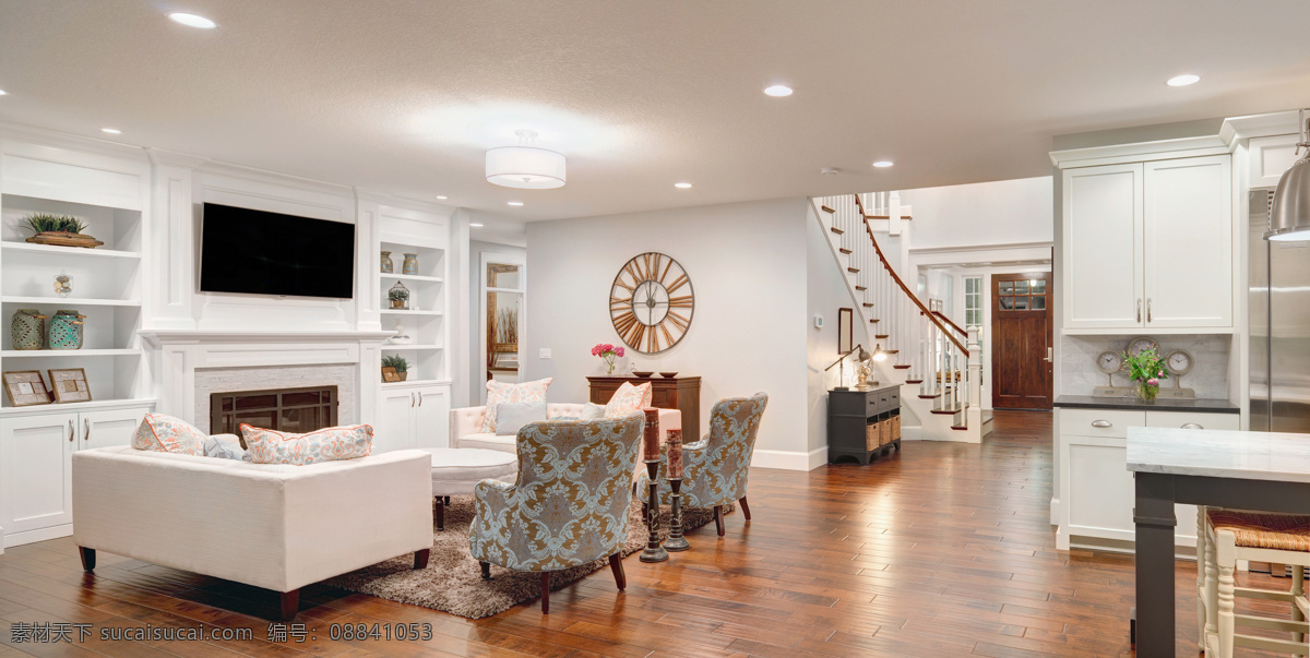 白色风格 客厅 效果图 装修图 设计图 白色 主题 室内设计 环境家居