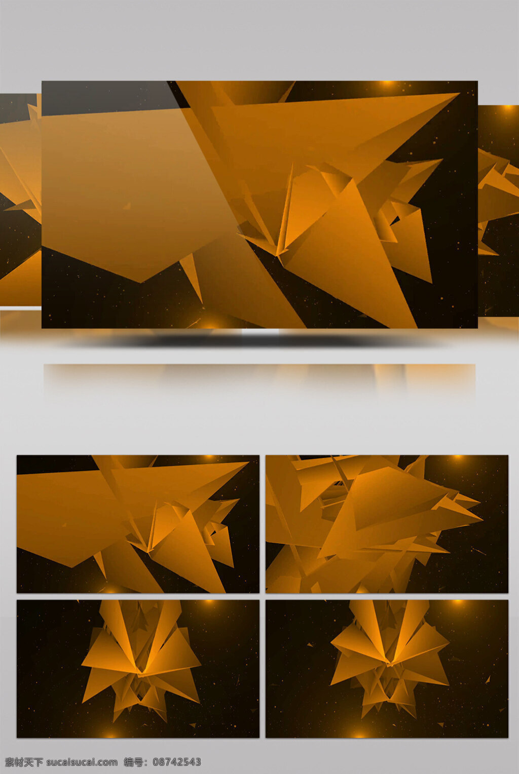 黄色 折纸 动态 视频 黄色折纸 艺术产品 景色美景 动态背景 高质量 背景 好看背景素材