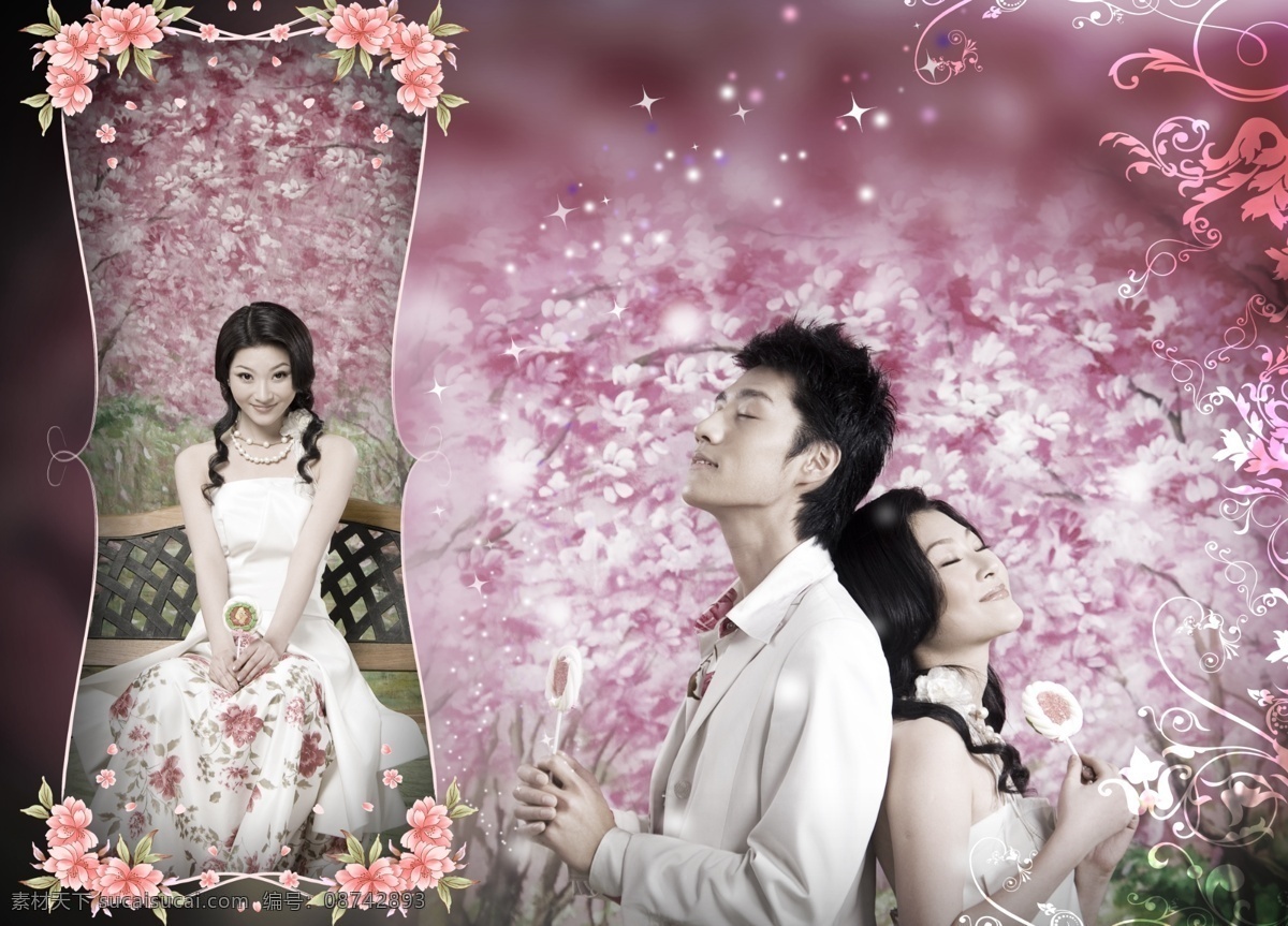深情 密码 幸福 花园 婚纱 模板 影楼 魔法 书 dvd 39 2009 婚纱照 模板下载 婚礼模板 婚庆模板 婚纱摄影 婚纱相册模板 写真模板 psd源文件 儿童 写真 相册