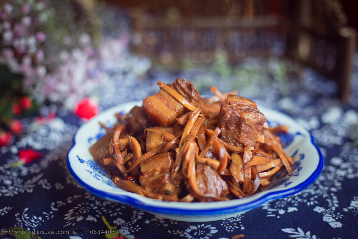笋干烧肉 笋干肉 笋干 肉 笋干肉片 餐饮美食 传统美食