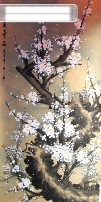 国画 水彩画 水墨画 玉堂奇品 雪梅 白梅 白色的梅花 梅兰 竹 菊 四 君子 之一 松竹 梅 岁寒三友 雪霁天晴朗 腊梅处处香 花树烂然 如霞似锦 文化艺术
