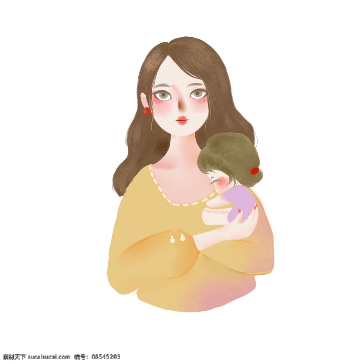 母亲节 母亲 形象 母爱 母女 孩子 儿童 母亲形象