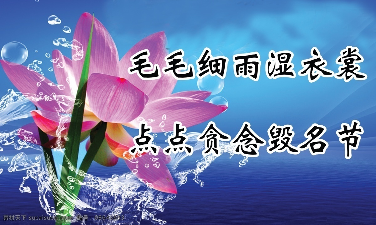 清廉 展板 分层 荷花 湖泊 清廉展板 水流 水珠 源文件 其他展板设计