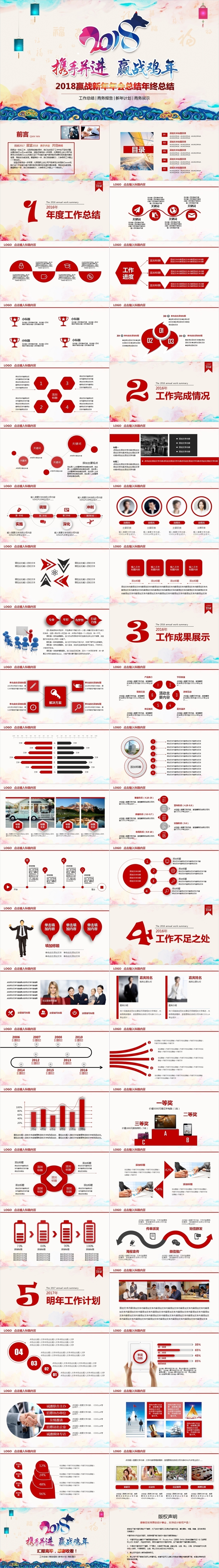 2018 赢 战 新年 年会 总结 年终 2018狗年 2018年 创业计划 工作总结 贺岁年会 赢战新年 年终总结