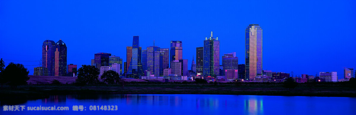 都市 夜景 高清图片 宽幅图片 全景宽幅图片 全景风景图片