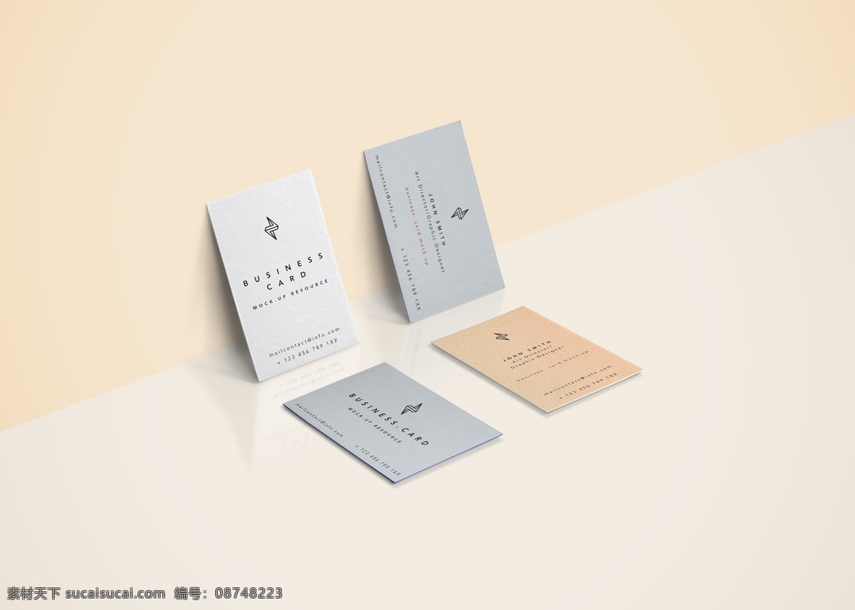 名片展示样机 名片 样机 名片展示 名片样机 名片效果图 分层