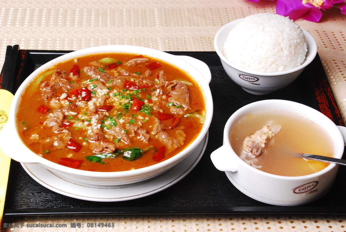 水煮 牛肉 饭 餐饮美食 传统美食 套餐 水煮牛肉饭 水煮牛肉套餐 水煮牛肉 牛肉饭 psd源文件 餐饮素材