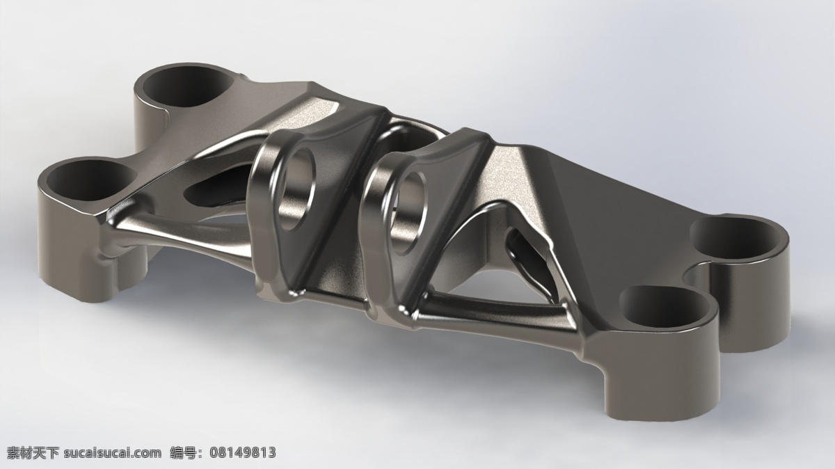 通用电气 喷气发动机 托架 v1 3d模型素材 建筑模型