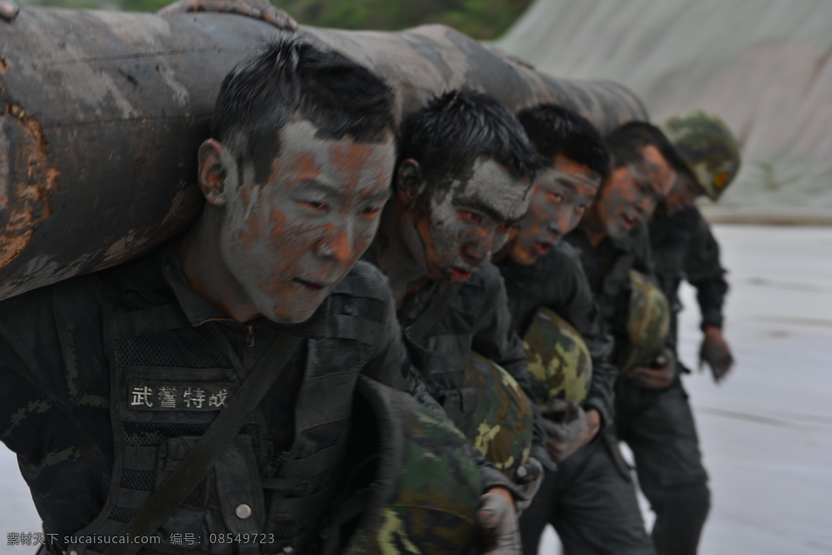 武警 特 战 队员 极限 训练 特警 特战 魔鬼周 人物图库 职业人物