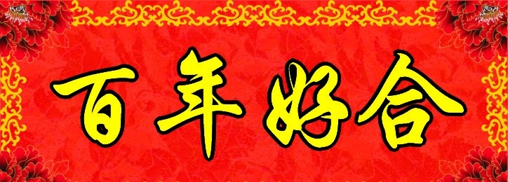婚联 对联 春联 结婚 喜 矢量