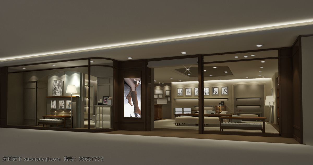 方案 环境设计 女鞋 品牌 效果图 展柜设计 展览设计 作品 专卖店设计 生活馆设计 装饰素材 展示设计