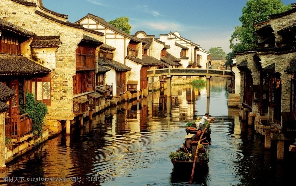 江南风景图 旅游风景图 湖水 亭子 树木 凉亭 倒影 园林建筑 建筑园林 小桥流水 自然景观 自然风景 tiff