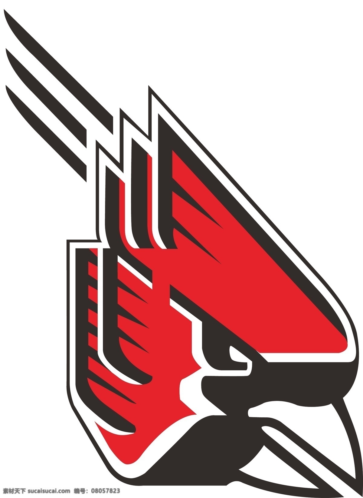 波尔 州立 大学 红 雀 队 波尔州立大学 红雀队 波尔州立 棒球logo 美国大学 棒球队 矢量图 其他矢量图