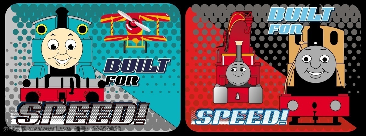 托马斯 飞机 儿童卡通 火车 卡通车 卡通飞机 speed built for 动漫卡通 矢量卡通 玩具卡通 卡通设计 矢量