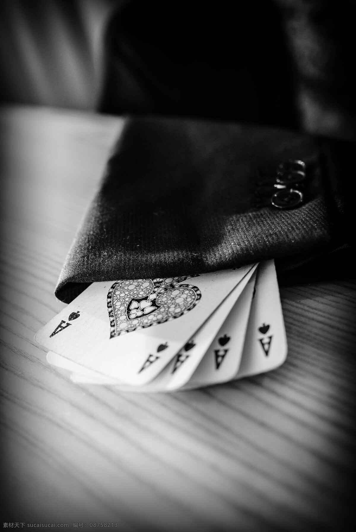 唯美 黑白 扑克牌 扑克牌a 扑克 纸牌 娱乐