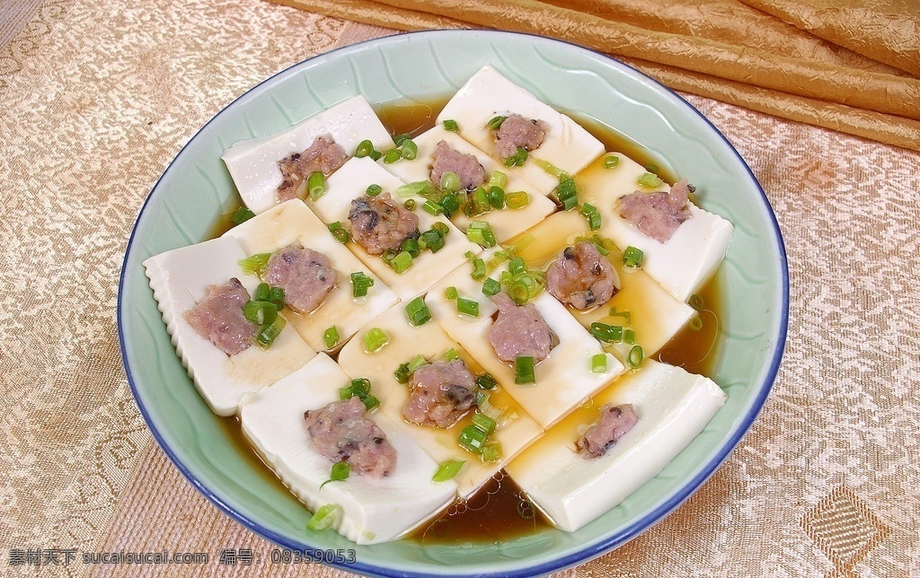蒸酿豆腐 豆腐 猪肉 美食 传统美食 餐饮美食