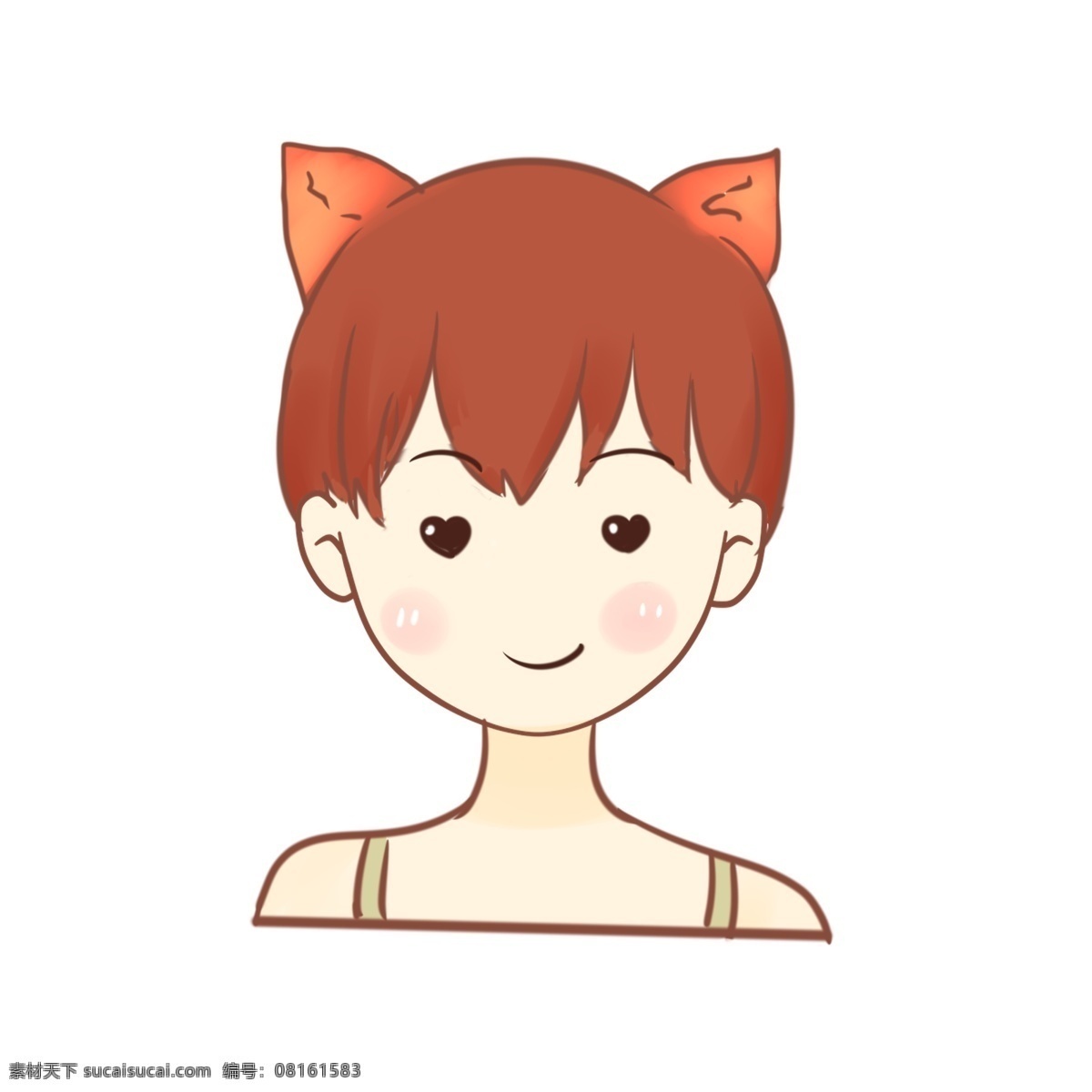 原创 可爱 q 版 少年 商用 元素 萌