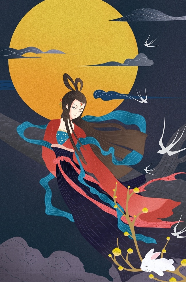 中国 风 国 潮 插画 图案 国潮风格 中国风 古典 戏曲 京剧 锦鲤 促销活动 中式 大气 云纹 山水风景 人物插画 仙鹤 神话传说 动物植物 仙女 动漫动画