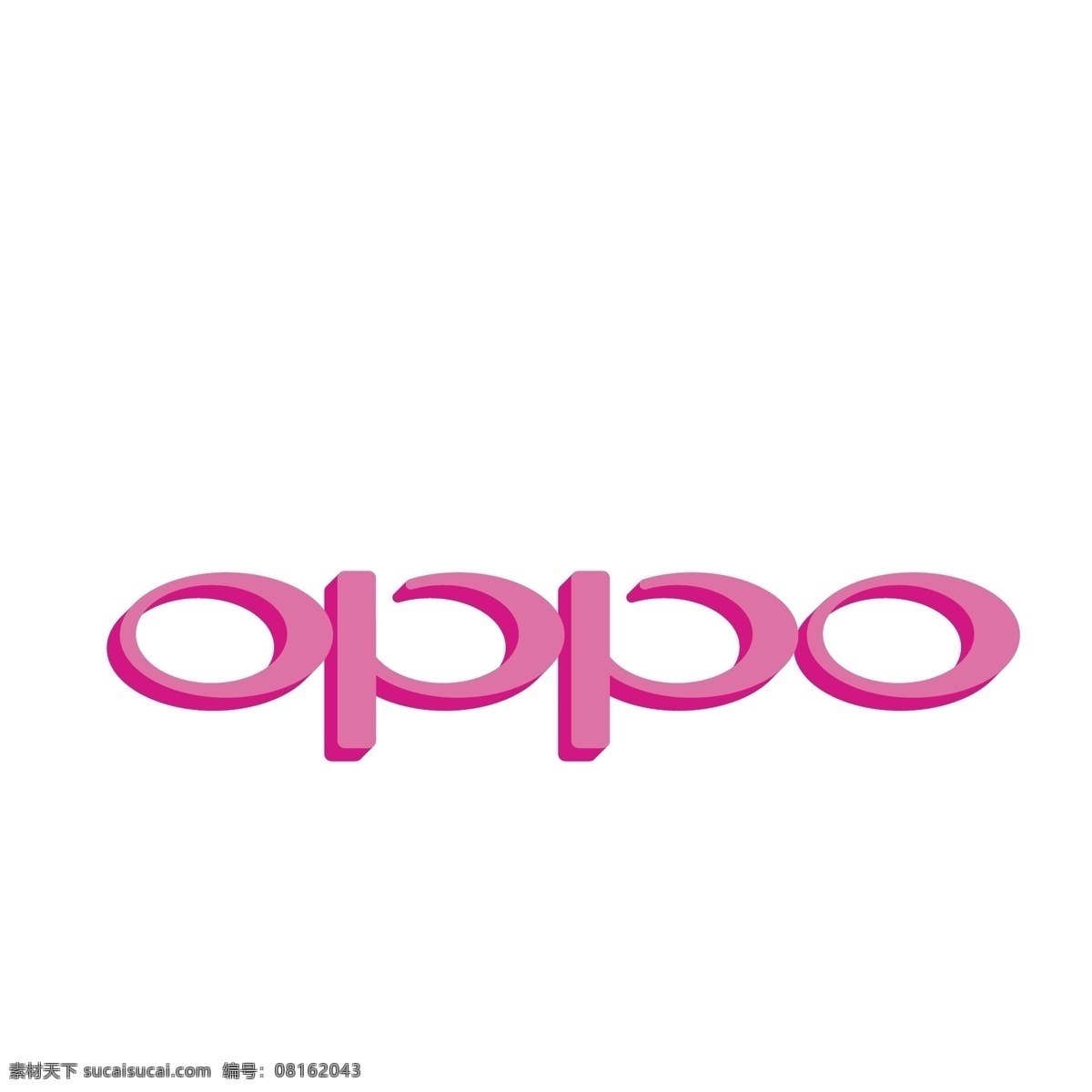 粉色 doppologo 图标 oppo logo图标 企业商标 标识 应用app 手机app 免抠图png 千库原创