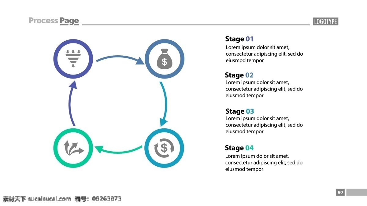 四 阶段 循环 过程 图 模板 背景 图表 横幅 小册子 传单 业务摘要 箭头 图标 标志设计 圆 钱 手册模板 布局 艺术 网络