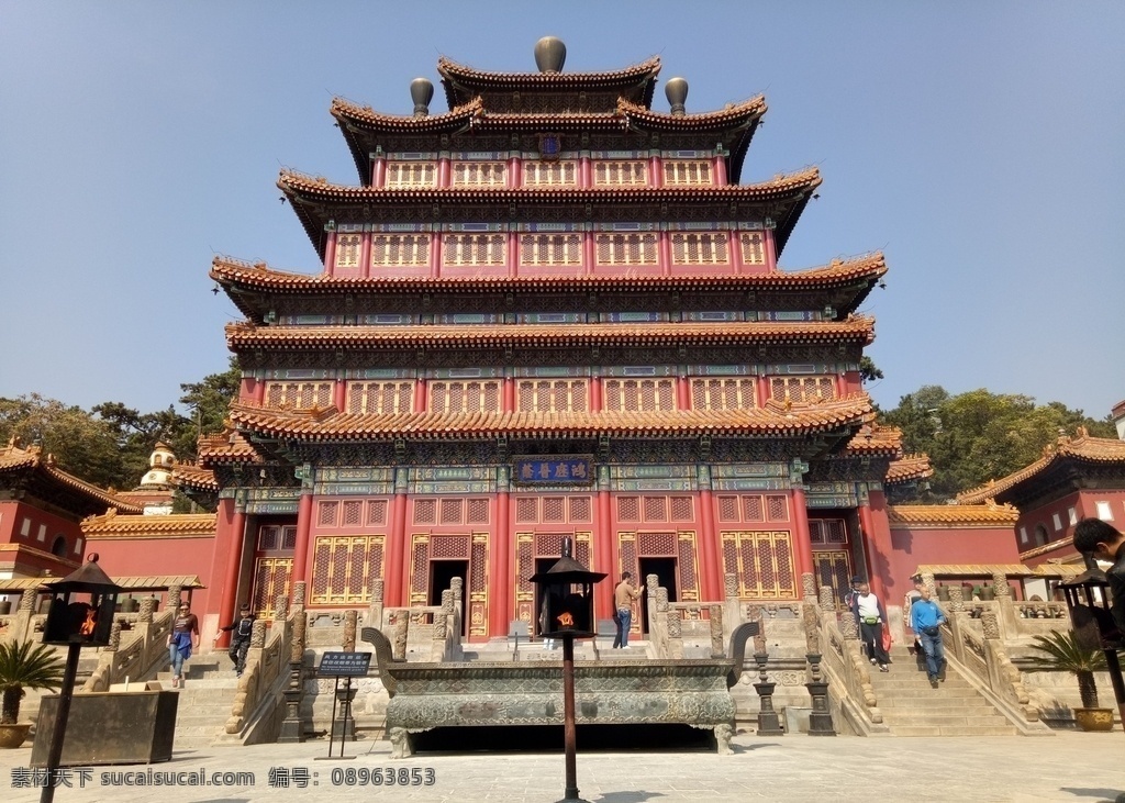 普宁寺 大佛寺 承德 中式建筑 寺庙 旅游摄影 国内旅游