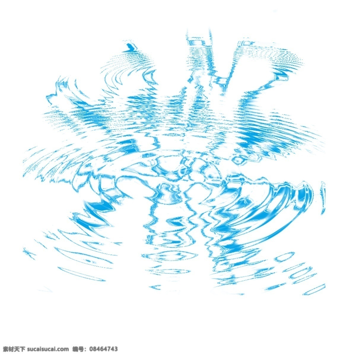 蓝色 透明 水波 纹理 元素 水纹 波浪 水 蓝色透明水纹