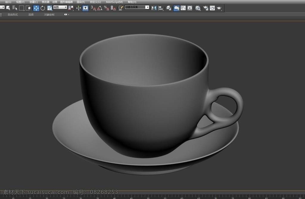 咖啡杯碟模型 3d max2012 咖啡杯碟 模型 3d模型 室内模型 咖啡 下午茶 杯碟 杯碟模型 3d设计 陶瓷 max