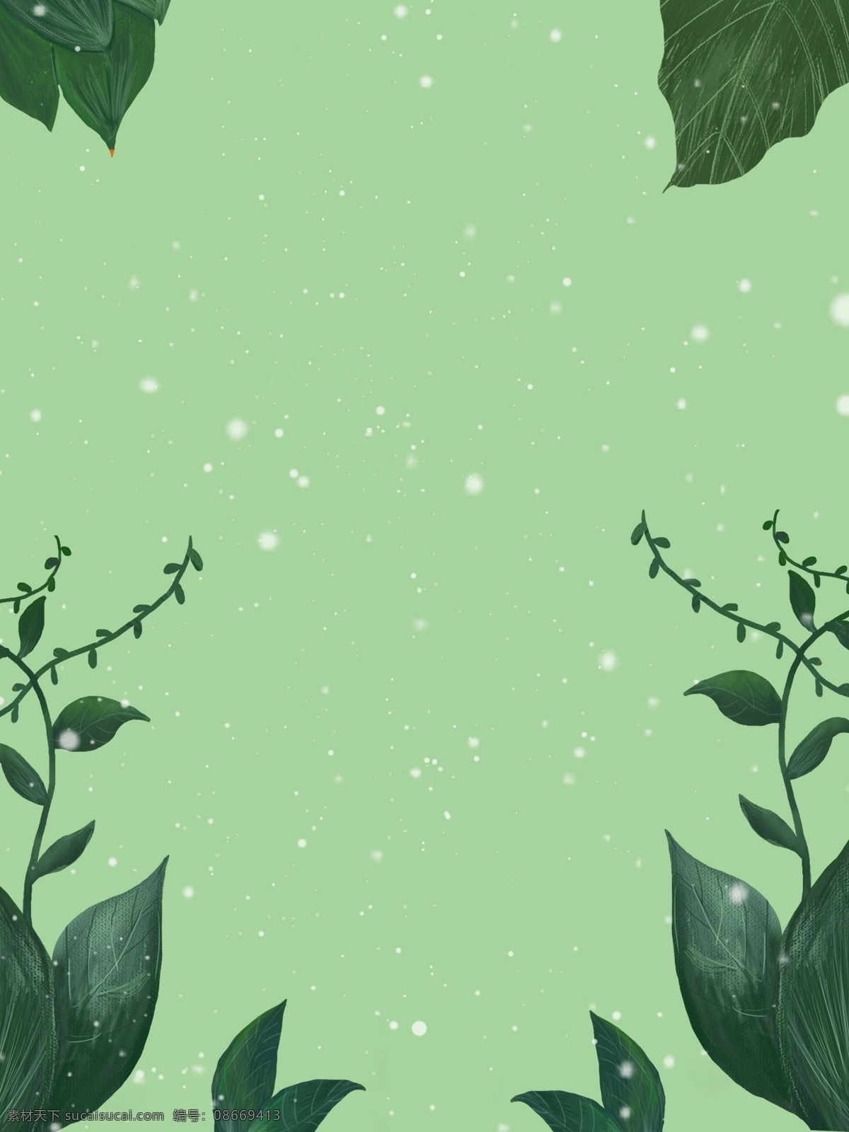 二十四节气 惊蛰 小 清新 插画 背景 小清新背景 植物背景 植物花卉 水彩背景 通用背景