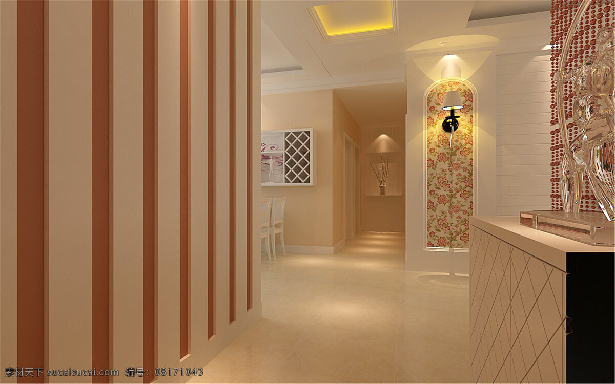 地中海 风格 客厅 模型 灯具模型 家居家具 沙发茶几 时尚客厅 室内设计 棕色
