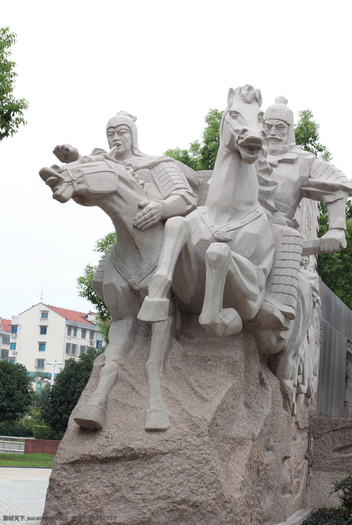 雕塑人物 越王 勾践 雕塑 建筑园林