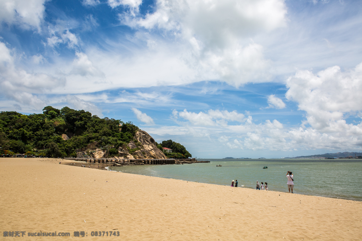 厦门风景 厦门 福建 山峦 沙滩 海水 蓝天 树 旅游摄影 国内旅游