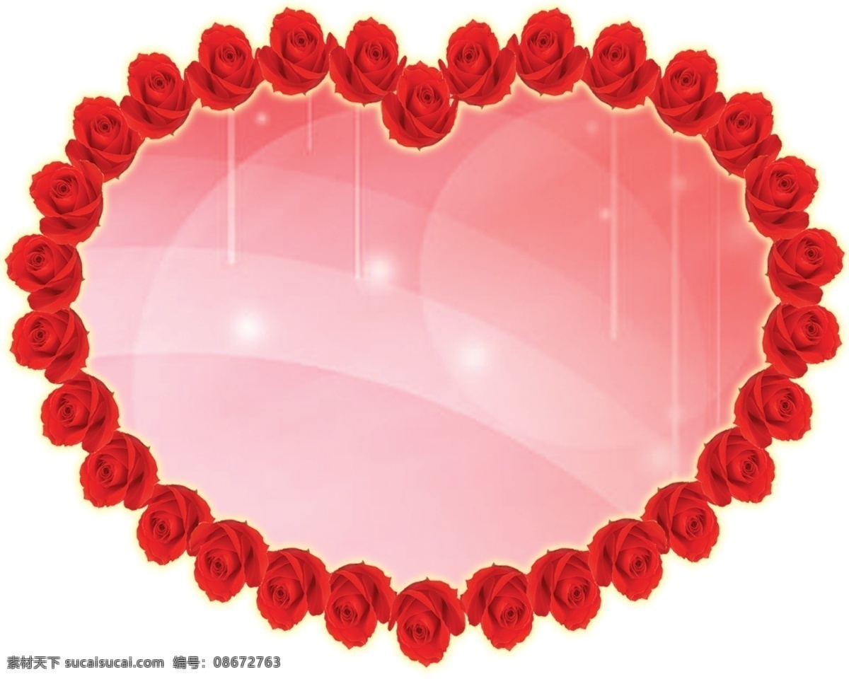 分层 背景素材 红色 红心 花边 花框 婚庆 玫瑰 心形 模板下载 心形玫瑰 喜庆 相爱 相框 源文件库