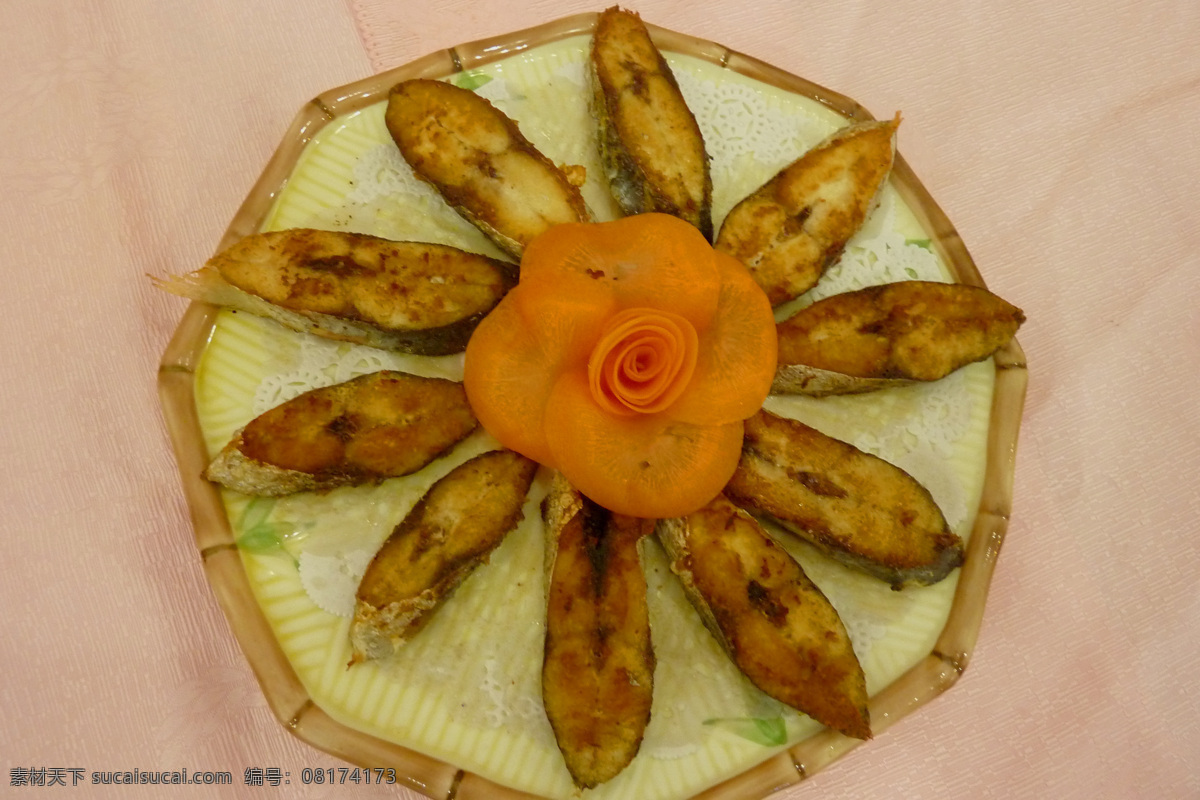 香煎马鲛鱼 传统美食 餐饮美食