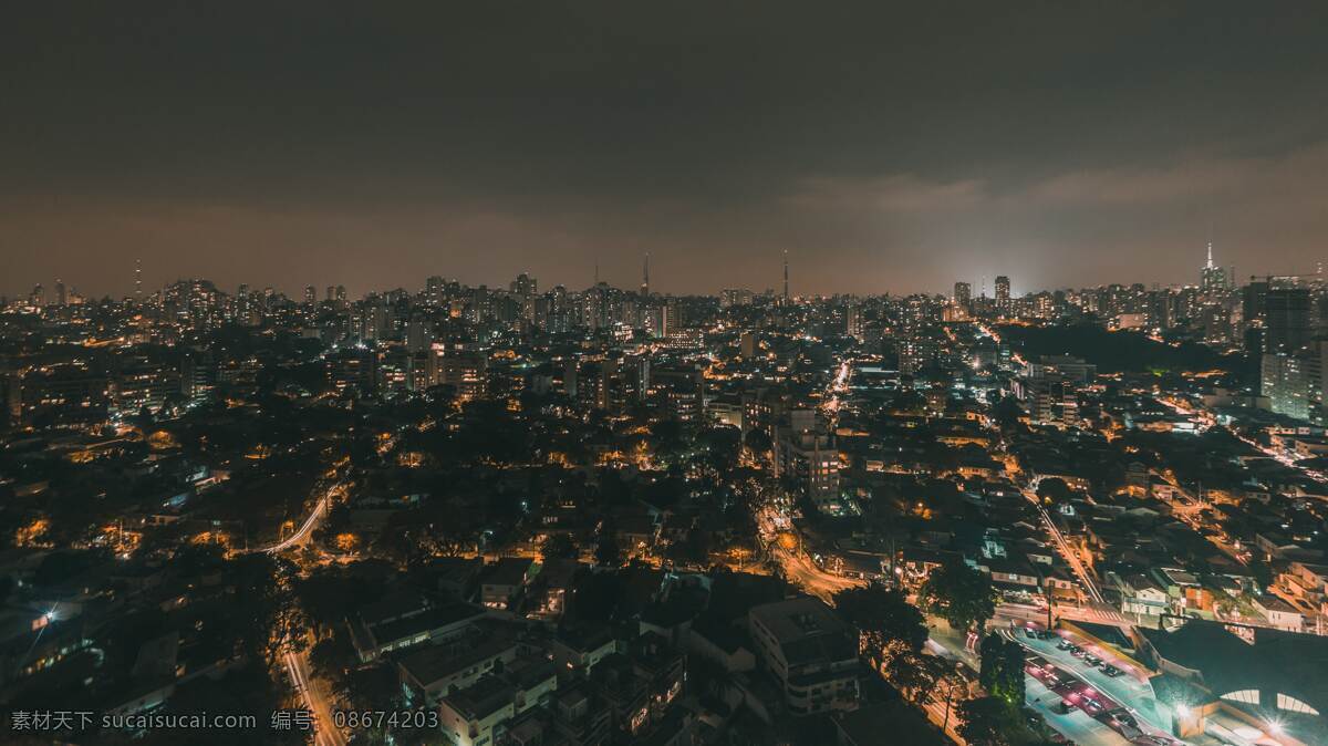 城市夜景 城市 夜景 高楼 灯光 夜幕降临 大城市 自然景观 山水风景